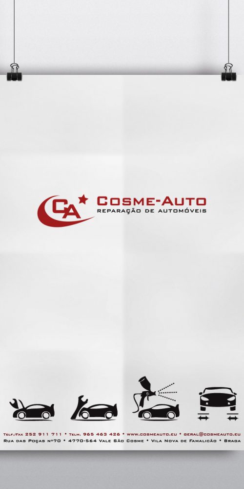 Logótipo Cosme-Auto Reparação Auto