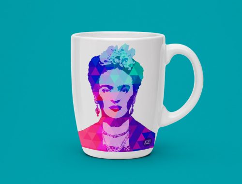 Estampa caneca Frida Kahlo LR Estúdio