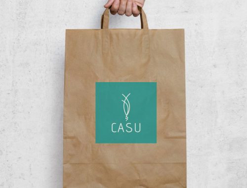 CASUARINAS logo saco papel craft