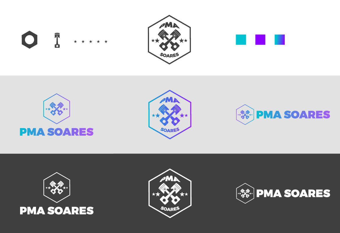 PMA Soares logótipo e variações